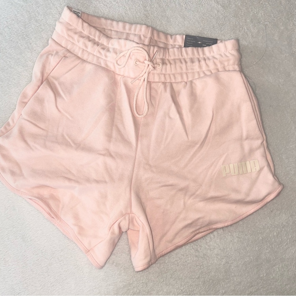 PUMA Women's Light Pink Athletic Shorts